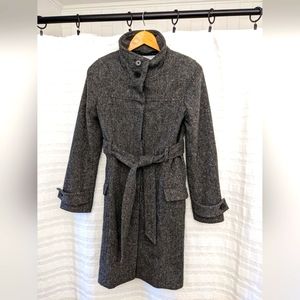 Old Navy wool coat xs tweed
